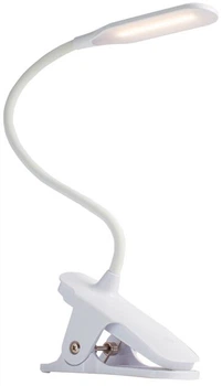 Настільна лампа з акумулятором 2,5W 150 Lm 4000K USB 1200 mAh біла