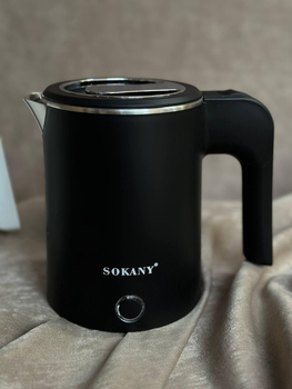 Чайник електричний SOKANY SK-SH-1077 зі знімним фільтром 600Вт 0.5 л