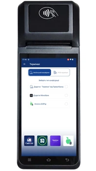 POS-термінал IntelServ PAY (ПРРО+Пристрій+КЕП+Сервіс) Android12/3Gb/16Gb/4G/NFC