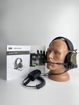 Активні навушники 3M Peltor ComTac XPI + кнопка PTT Peltor