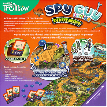 Настільна гра Trefl Spy Guy Junior Dinosaurs (5900511026528)