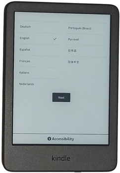 Електронна книга Amazon Kindle 11th Gen. 2022 16Gb Black (B09SWW583J) (G092AP05412406BD) - Уцінка