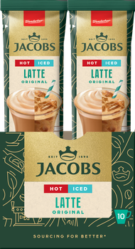Напиток кофейный Jacobs Iced Latte Original 21.5 г х 10 шт (8714599107393)