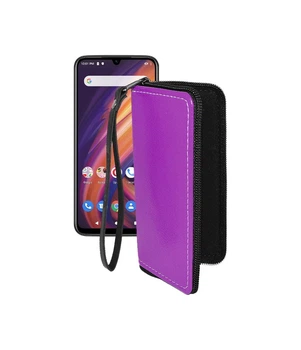 Чохол-гаманець з екошкіри для телефону Lenovo A6 Note Фіолетовий