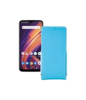 Чохол-флип з екошкіри для телефону Lenovo A6 Note Блакитний