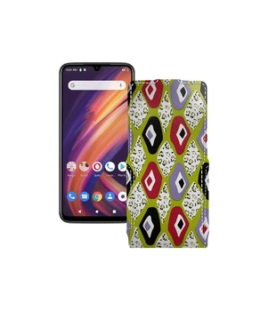 Чохол-флип з екошкіри для телефону Lenovo A6 Note Камені-кольорові