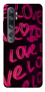 TPU чохол Demsky Neon love для Xiaomi Mi Note 10 / Note 10 Pro / Mi CC9 Pro