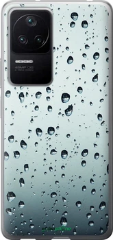 Чехол на Xiaomi Poco F4 Стекло в каплях "848u-3917-70447"