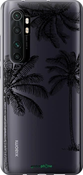 Чехол на Xiaomi Mi Note 10 Lite Пальмы1 "4634t-1937-70447"