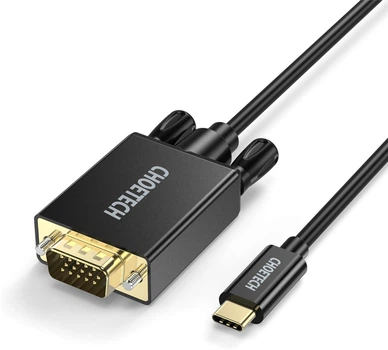 Кабель Choetech Type-C - VGA 1.8 м Black (XCV-1801)