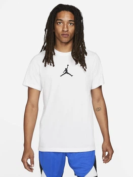 Футболка довга чоловіча Nike Jordan Jumpman Air Dri-Fit Crew CW5190-102 S Біла (0195238680787)