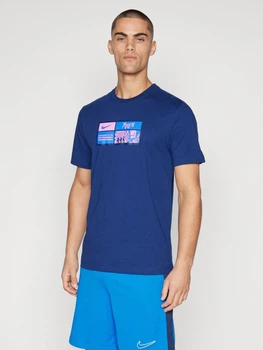 Футболка бавовняна довга чоловіча Nike ATM JOCKTAG HQ0911-492 S Синя (0197602804201)