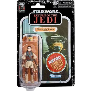 Фігурка Hasbro Fans Disney Star Wars: Return of the Jedi Retro Collection - Принцеса Лея Органа Буш 3.5 см (5010996137814)