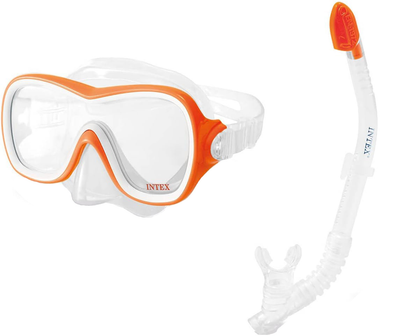 Набор для дайвинга Intex Wave 55647 Оранжевый (6941057413181)