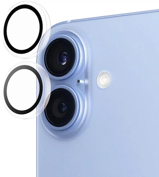 Защитное стекло для камеры ArmorStandart AR для смартфона Apple iPhone 16/16 Plus Clear (ARM79404)