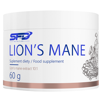 Їжовик гребінчастий у порошку SFD Nutrition Lion`s Mane 1000 міліграм 60 грам