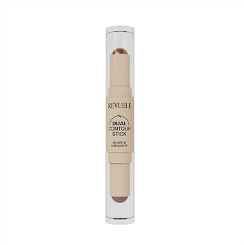 Двойной кремовый карандаш для контуринга - Revuele Dual Contour Stick 01 (3.7g) (1237517-1559125518-2)