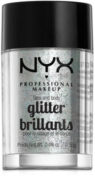 Гліттер для обличчя та тіла NYX Professional Makeup Face Body Glitter 07 - Ice (2.5 г) (653194-938246-2)