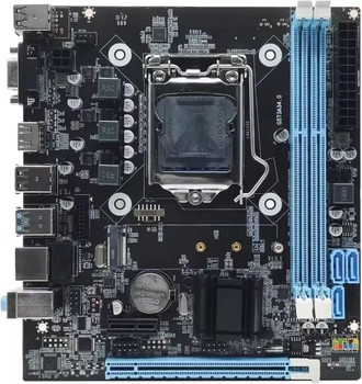Материнская плата 1150 (H81) MOUGOL 2xDDR3, M.2 NVME SDD Int.Video(CPU) 1xPCI-E 16x 3.0 VGA/HDMI, MicroATX