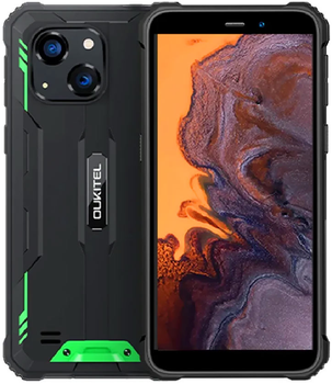 Мобильный защищенный смартфон Oukitel G2 (4+64Gb, АКБ 6300 мАч) Green