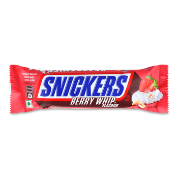 Батончик Snickers Полуниця Вершки 40 г