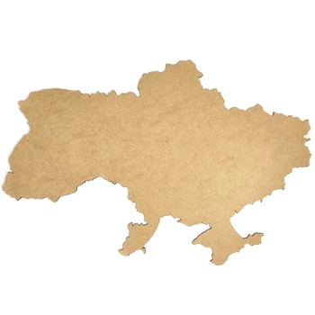 Заготовка Панно под мох карта Украины 20х13.5 см ХДФ 2.5 мм (EW817544833)