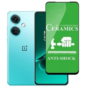 Защитное стекло-пленка Fiji Ceramics для OnePlus Nord CE 3 полная проклейка черный