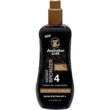 Спрей-гель для загара с бронзатором Australian Gold Sunscreen Bronzer SPF4 236 мл