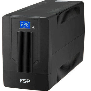 Джерело безперебійного живлення ДБЖ FSP iFP-2000 1200Вт LCD Schuko4 230V 50Hz USB 12V 9Ah2 CIS Black (PPF12A1603)