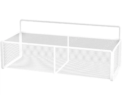 Настенная полка Stenson TD01334-M/M50241-M 29.5х13.5х13 см железо крашеное Белый
