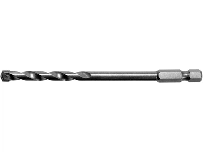 Сверло универсальное YG6X, с 6-гран. хвостовиком-1/4", Ø= 6 мм, l= 110/50 мм STHOR (21686)