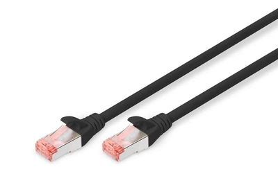 Патч-корд Digitus Cаt. 6 S-FTP 0.5м Черный (DK-1644-005/BL)