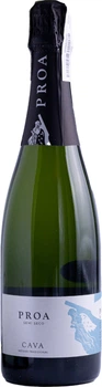 Вино игристое Proa Cava Semi Seco белое полусухое 0.75 л 11.5% (8413216100846)