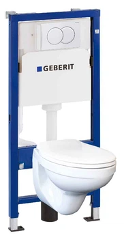 Інсталяція з унітазом Geberit Duofix PRO 20 з білою кнопкою змиву 118.315.11.1