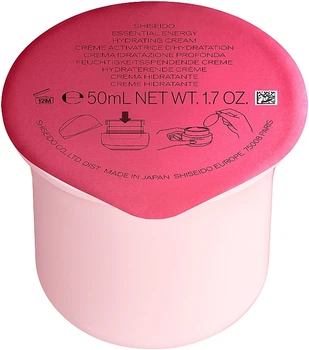 Зволожувальний крем для обличчя з екстрактом кореня женьшеню - Shiseido Essential Energy Hydrating Cream (Refill) 50ml (1067740-29024916)