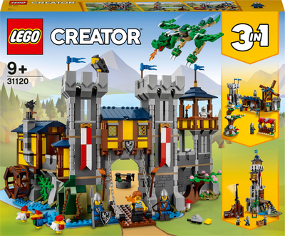 Конструктор LEGO Creator 3 in 1 Середньовічний замок 1426 деталей (31120) (955555908136235) - Уцінка