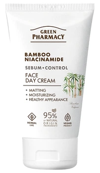 Дневной крем для лица "Бамбук и ниацинамид" - Green Pharmacy Face Day Cream 50ml (1423987-27683453)