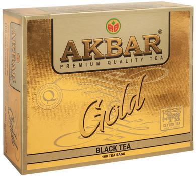 Чай чорний Akbar Gold 2 г х 100 пакетиків (5014176006617)