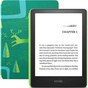 Електронна книга Amazon Kindle Paperwhite Kids 11th Gen. 2021 Emerald Forest cover