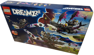 Конструктор LEGO DREAMZzz Страхітливий корабель Акула 1389 деталей (71469) (955555908465345) - Уцінка