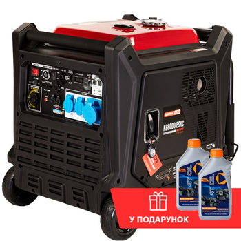 Інверторний бензиновий генератор КВІТКА PRO KG8000iESAC + олива (8 кВт, є вихід під ATS) (110-7037)