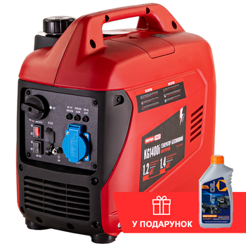 Інверторний бензиновий генератор КВІТКА PRO KG1400i + олива (1.4 кВт) (110-7045)