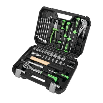 Профессиональный набор инструментов в кейсе Winso Pro 1/2", 1/4" 72Т, CR-V, 56ед. 924056