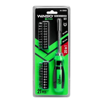 Отвертка Winso Pro с комплектом насадок 20шт 920121