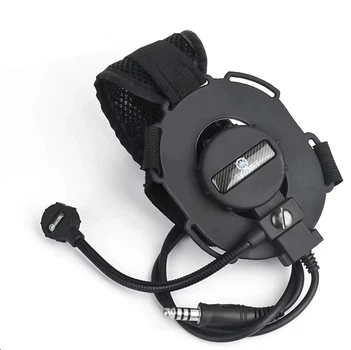 Наушники Гарнитура с микрофоном для подключения к PTT рации Bowman Evo III Black (15327)