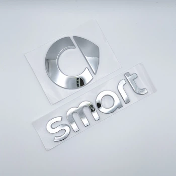 Емблема логотип Smart (хром, глянець)