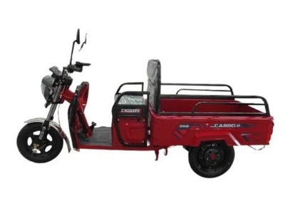 Грузовой электроскутер-самосвал трёхколёсный CROSSER Cargo 12" (1500W 60V, 32Ah) Красный