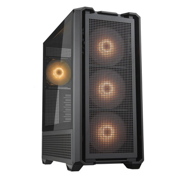 Корпус Midi-Tower без БЖ Cougar MX600 RGB (Ігровий корпус, 3.5"+4*2.5", 3*120мм, 1*140мм ARGB Fan, Type C x 1, USB3.0 x2, Audio x 1)