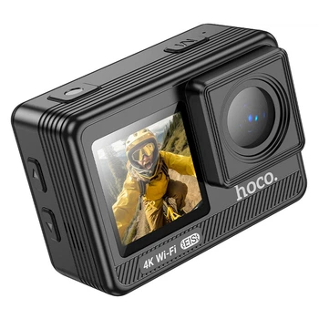 Екшн-камера HOCO DV102 anti-shake sports camera 4k 120fps WiFi Black