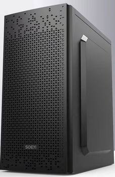 Корпус Mini-Tower з БЖ 400Вт FrimeCom MX9 (Fan 120мм, 257х170х345мм, Black)